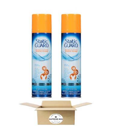 SUPREME BOX Static Guard - Fresh Scent Spray 5.50 oz - Pack of 2 (11 oz in total)