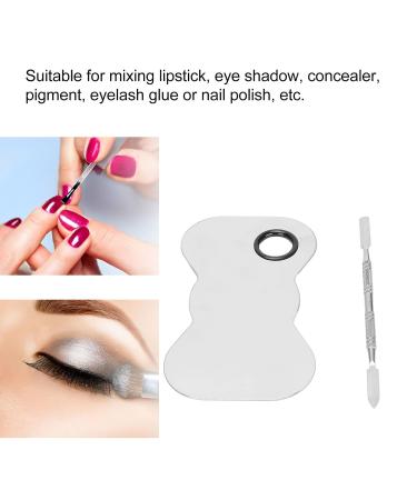 Shop Premium Cosmetic Makeup Palette Set | Stainless Steel Mixing Tray & Spatula for Flawless Foundation & Nail Art - International Shipping Available - Buy Online on SooperMarket.com