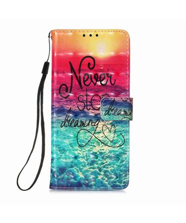 Compatible with Samsung Galaxy A33 5G Shell Mobile Phone Ball Shiny 3d Pattern PU Leather Bag Card Fox Card case Wallet Case Cover For Samsung Galaxy A33 5G dream