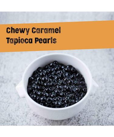 Black Tapioca Pearls for Bubble Tea Drink 3KG Gluten Free Brown Sugar Flavour Boba Starch Pearls Perfect for Bubble Tea Milk Tea Smoothies and Dessert Toppings - Buy Online on SooperMarket.com