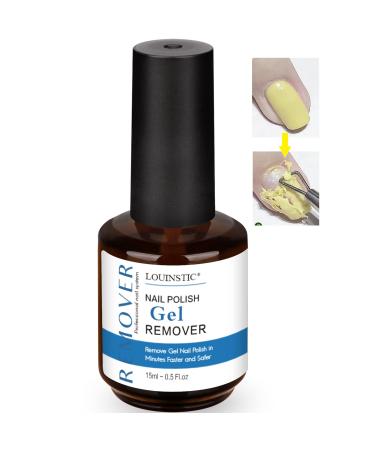 LOUINSTIC Gel Nail Remover - Quick Gel Nail Polish Remover, 3-5 Minutes Gel Remover for Nails removedor de gel