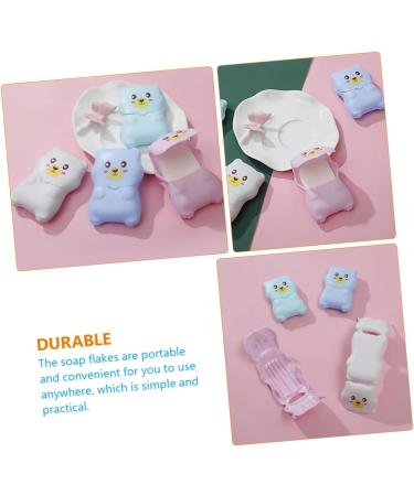 minkissy 12 Sets Travel Soap Flakes Hand Washing Soap Mini Pp Travel Accessories Disposable - Buy Online on SooperMarket.com