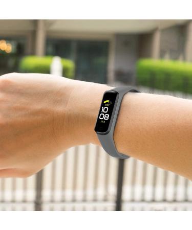 Tkasing Soft Silicone Replacement Bands for Samsung Galaxy Fit 2 - Pack of 3 Solid Color Bands for Men and Women - Buy Online on SooperMarket.com