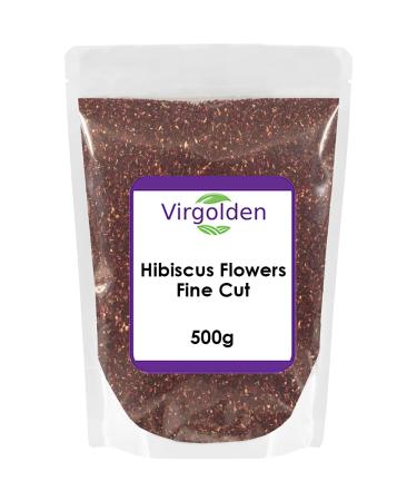 Hibiscus Flowers Fine Cut Loose Tea 500g by Virgolden