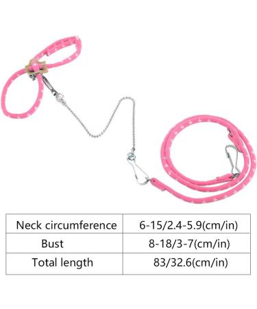Adjustable Hamster Harness & Leash | Anti-Bite Vest for Hamsters Gerbils Rats Mice Ferrets & Squirrels - Pink - Buy Online on SooperMarket.com