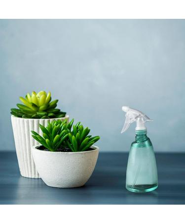 Gvolatee 3 Pack 500ml Refillable Spray Bottles - Transparent Plastic Atomizers for Plants Hair and Cleaning - Mixed Colors - Buy Online on SooperMarket.com