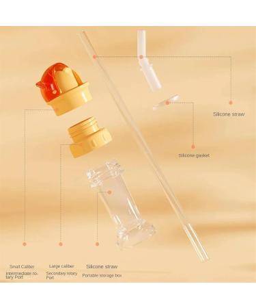 Reusable Children Beverage Water Bottle Straw Lid Water Bottle Twist Cover Cap With Straw Protects Kids Mouth No Spill Silicone Water Bottle For Most Beverage Bottles (Green 2PCS) - Buy Online on SooperMarket.com
