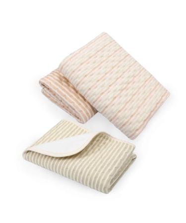 Changing Pad Yworld Cotton Bamboo Fiber Breathable Waterproof Changing Pads Washable Resuable Diapers Liners Mats(Brown)