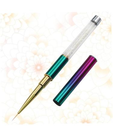 Mikinona Manicure Brush Manicure Tool Nail Polish Drawing Pen Nail Art Brush Nail Art Tips Builder Brush Manicure Dotting Pen Nail Crystal Pen Nail Art Pen Small Pen Draw Flowers Size 2 As Shown - Buy Online on SooperMarket.com