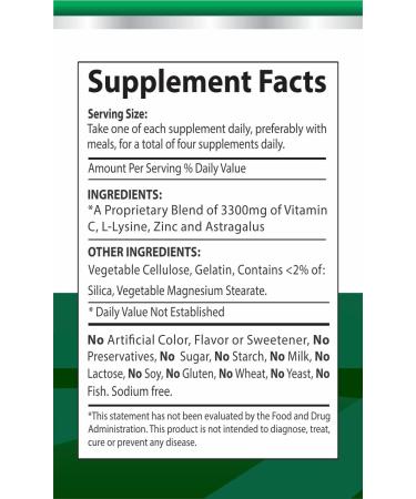Herpecillin & Herpecillin Super Plus Cold Sore Genital & Shingles Outbreak Symptom Support - 150 Supplements - Buy Online on SooperMarket.com