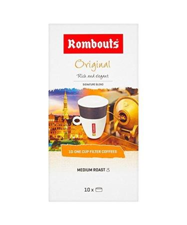 Rombouts Original Pure Ground Filter Coffee 10x6.2g