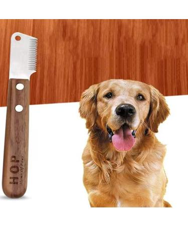 Wenfousemo 1Pcs Dog Stripping Knife Professional Dog Stripping Tool Pet Deshedding Tool Pet Grooming Tool Pet Stripping Tool for Pet - Buy Online on SooperMarket.com