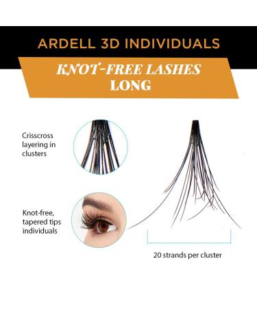 Ardell 3D Individuals Long Black 4 Pack - Get Stunning Lashes Now! - Buy Online on SooperMarket.com