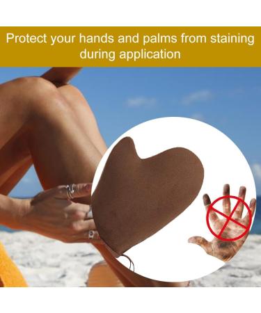 Rakiuty Self-tanning Glove Waterproof Reusable for Tanning Cream and Exfoliation Brown - Buy Online on SooperMarket.com