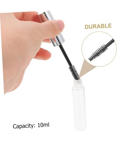 PLAFOPE 8pcs Mascara Empty Tube Empty Mascara Tube and Wand Diy Mascara Bottle Miss Growth Fluid Round - Buy Online on SooperMarket.com