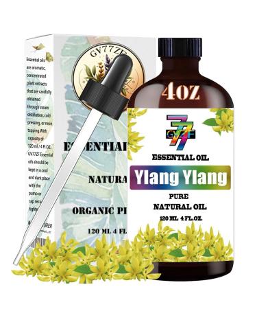 Ylang Ylang Essential Oil (4oz/120ml) - Pure And Natural Ylang Ylang Oil great for diffusers humidifiers home bath cleaning yoga DIY soaps and DIY scented candles