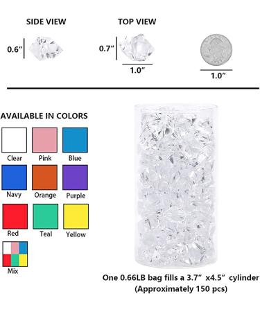 Meta Title: DomeStar Fake Ice Rocks - 150PCS Clear Acrylic Gems Crystals for Vase Fillers and Wedding Decor - Buy Online on SooperMarket.com