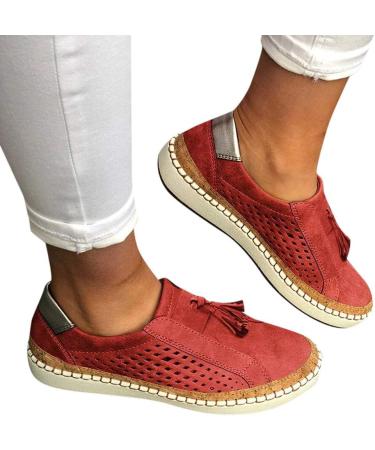 Buy Rytejfes Mulat Ultraplex Sneakers | Women's Indoor Sports Shoes - Green White Red - Slip-On Comfort & Style - Buy Online on SooperMarket.com