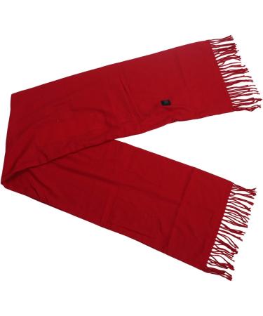Electric Heated Scarf - 3 Temperature USB Winter Scarf with Tassels & Zipper - Red - Buy Online on SooperMarket.com