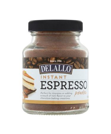 DeLallo Instant Espresso Powder, 1.94oz Jar 1.94 Ounce (Pack of 1)