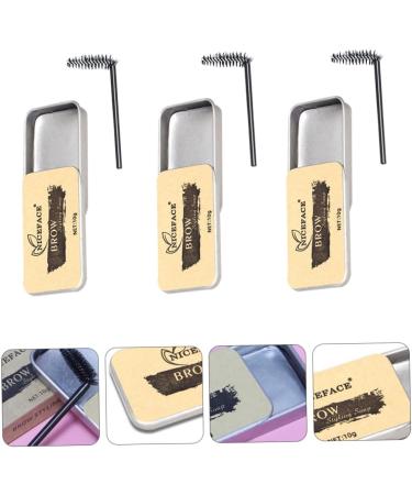 BELLIFFY 3 Sets Eyebrow Soap Cream Gel Brow Eyebrowhack Cosmetic Supplies Eyebrow Styling Soap Gel Texture - Buy Online on SooperMarket.com