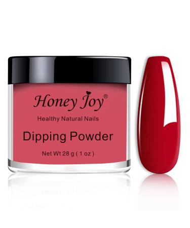 28g/Box Fine Diping Powder Elegant Red Dip Powder Nails No Need Lamp Cured Like Gel Polish Effect (no.53) HJ-ND064B-No.53