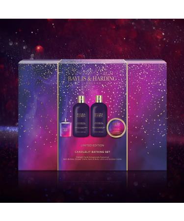 Baylis & Harding Midnight Fig & Pomegranate Luxury Bathing Gift Set - Vegan Friendly (1 Pack) - Buy Online on SooperMarket.com