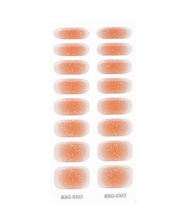 Semi Cured Gel Nail Polish Stickers Fashion Classical Nails Strips Waterproof Adhesive Full Wraps Gel Nail Art Stickers Semi Cured Gel Nail Strips Starter Kits BSG0322
