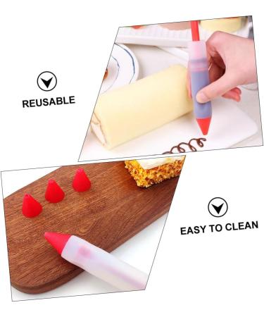 MAGICLULU 2 Sets Cojines Decorativos para Fondant Tools Ketchup Decorating Pens Jam Decorating Pens Cake Decorating Tools Silicone Decorating Pens Silica Gel Pastry Bags Food Grade - Buy Online on SooperMarket.com