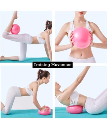 Mini Exercise Ball 9 Inch - Red Pilates & Yoga Ball for Core Training & Physical Therapy - Buy Online on SooperMarket.com