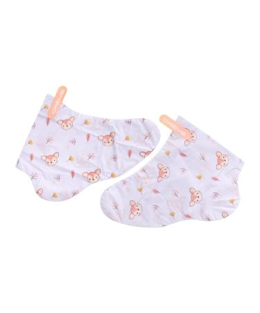 Moisturizing Foot Mask Set | The Cr me Shop Cozy Treats | Deep Hydration with Shea Butter & Glycolic Acid | Silky-Smooth Feet - Pack of 3 - Buy Online on SooperMarket.com
