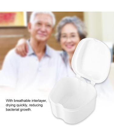Light Blue Scooter Cover & Denture Storage Box with Filter | Durable Dental Device Protection - Buy Online on SooperMarket.com