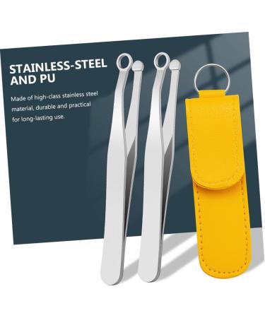 Buy NOLITOY Nose Hair Remover & Mustache Trimmer - Portable Stainless Steel Clippers 9.8x2.9cm Yellow - Fast International Shipping - Buy Online on SooperMarket.com