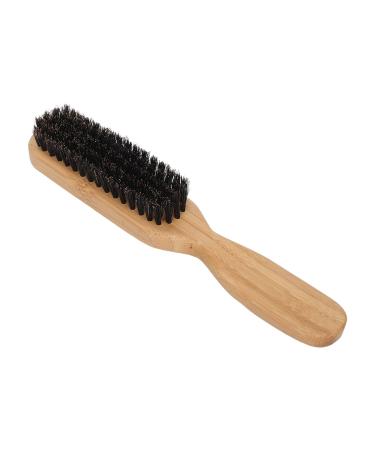 Premium Men's Beard & Hair Brush Set - Wooden & Bamboo Grip Soft Bristles for Facial Cleaning & Beard Styling - Buy Online on SooperMarket.com