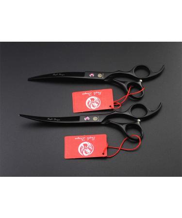 Purple Dragon 7.0 Fellscher for Dogs - Professional Curved Scissors Set with Effilier for Pet Grooming - High-Quality 440C Stainless Steel from Japan - Buy Online on SooperMarket.com
