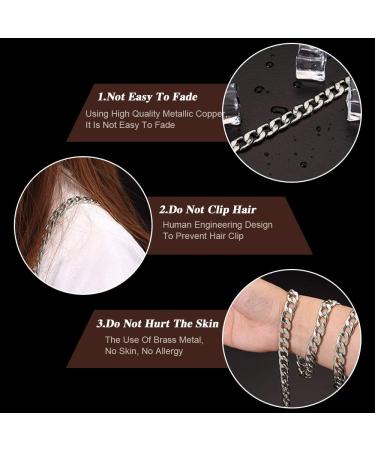 Swpeet 3Pcs Sliver Luxury Fashion 47 Inche Replacement Flat Chain Strap with Buckles Set  Perfect for DIY Metal Shoulder Cross Body Bag Hand Bag Purse Replacement - Buy Online on SooperMarket.com
