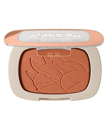 L  Oreal Paris Life  s a Peach Blusher  a Compact Powder Blush in a Peachy Beige Shade  Mirror and Brush Included  Scented  Buildable Formula