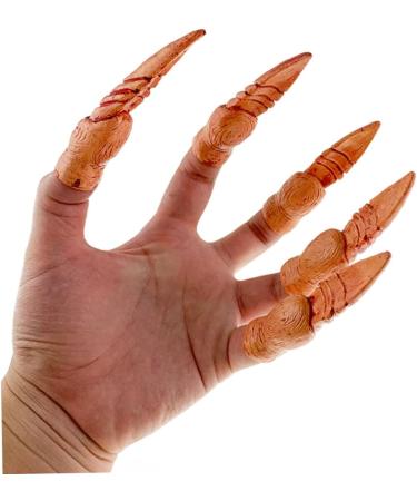 HEMOTON 4 Sets Fake Finger Nails Fake Nails Decor False Nails Spooky Nails Fake Party Nails Ghost Halloween - Buy Online on SooperMarket.com