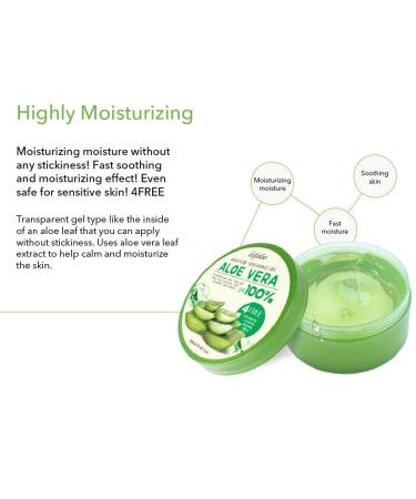 Esfolio 2 Pack Soothing Moisture Aloe Vera Gel 300ml - Korean Cosmetics K-Beauty Product - Buy Online on SooperMarket.com