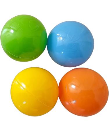 Alldoro 60382 100 Colorful Plastic Balls for Toddler Ball Pit - 6 cm Diameter with Mesh Carrying Bag - International Shipping Available - Buy Online on SooperMarket.com