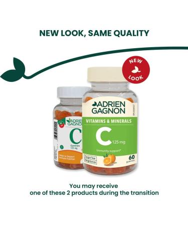 Adrien Gagnon - Sugar Free Vitamin C Gummies 120mg - Orange flavor 60 count - Buy Online on SooperMarket.com