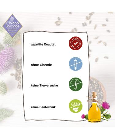 Chronobalance Milk Thistle Oil for Cats Natural Nutritional Supplement for Fur Health Rich in Vitamin E Omega-6 & Omega-9 (100ml) - Buy Online on SooperMarket.com