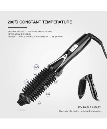 Portable Foldable Anion Hair Curler - Ceramic Tourmaline Curling Iron for Long Lasting Styles | Anti-Scald Design | International Shipping Available - Buy Online on SooperMarket.com