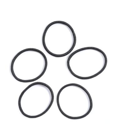 100 PCS Youxuan Small Hair Elastics for Girls - Soft & Comfy Black Rubber Bands - Buy Online on SooperMarket.com