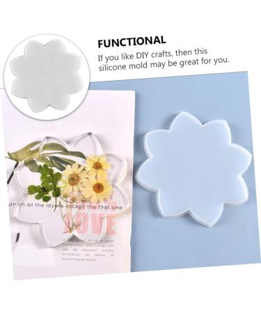 Operitacx Coaster Silicone Mold Resin Epoxy Flexible Silicone Coaster Mold Cup Mat Making Mold Manual Tool - Buy Online on SooperMarket.com