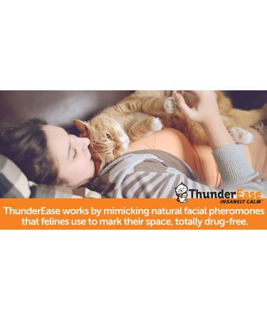 ThunderEase Cat Calming Pheromone Diffuser Kit | Powered by FELIWAY | Reduce Scratching, Urine Spraying, Marking, and Anxiety - 30 Day Supply - Buy Online on SooperMarket.com