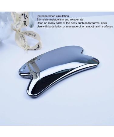 Terahertz Stone Gua Sha Scraper | Lymphatic Drainage Tool for Facial Care | Reduce Wrinkles & Puffiness | Soreness & Migraine Relief - Buy Online on SooperMarket.com