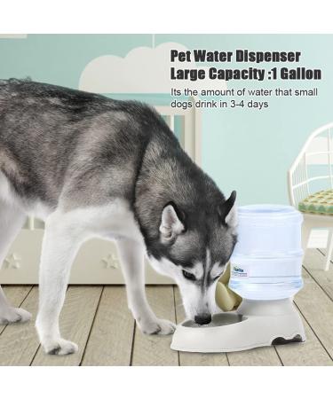 BLUERISE Automatic Dog Water Bowl Dispenser - Self-Feeding Gravity Refill for Pets - BPA-Free & Easy to Clean - Buy Online on SooperMarket.com