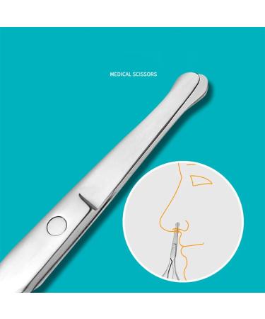 Professional Beard and Moustache Trimming Scissors - Stainless Steel, Round-Headed 06 - Buy Online on SooperMarket.com