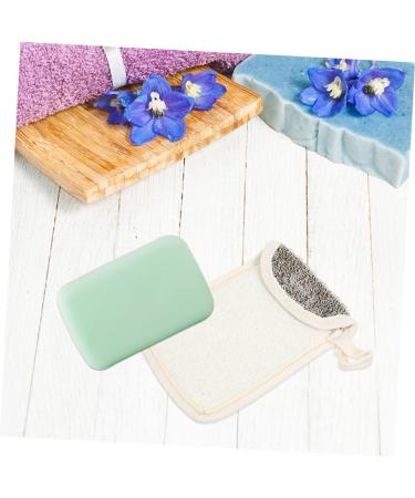 Baluue 16 Pcs Black Linen Soap Bag Foaming Soap Shower Foaming Bag Soap Pouch Cotton Soap Bags Flax - Buy Online on SooperMarket.com